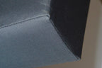 Booster Seat Cushion Upholstered In A Dark Grey  Water Resistant Fabric With A  Firm Foam Filling