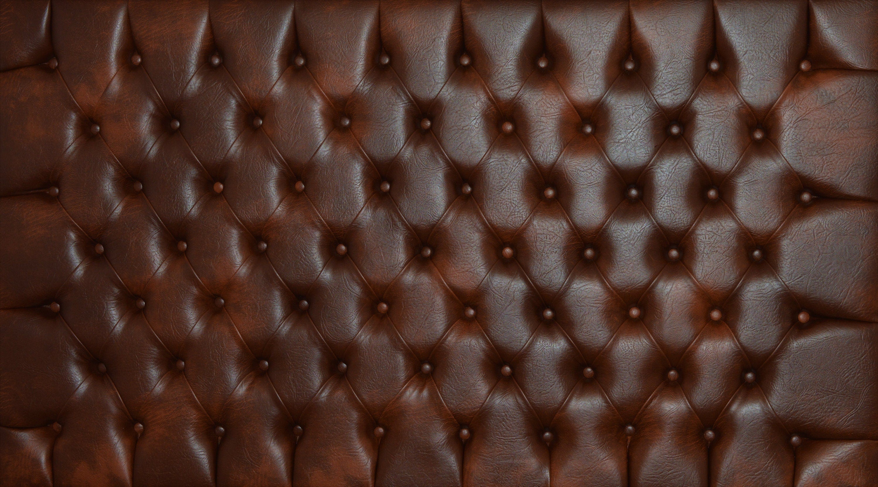 Handmade Premium Faux Leather Chesterfield Footstool – Ottoman/Coffee Table/Footrest - Easy Clean Surface