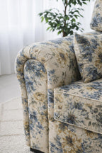 Sapphire Cuddle Chair in Renoir