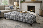 Super Size Handcrafted Chesterfield Footstool