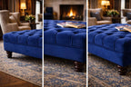Chesterfield Deep Buttoned Footstool | Handmade