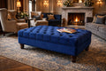 Chesterfield Deep Buttoned Footstool | Handmade
