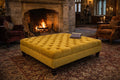 Chesterfield Square Deep Buttoned Footstool | Handmade